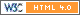 Tato str�nka je pln� kompatibiln� se standartem W3C HTML 4.0